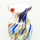 Art Deco vase, spatterglass, Bohemia, Czechoslovakia, 1950s