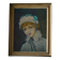 Oil portrait of a woman with a floral bonnet, Belgium, 1920s.