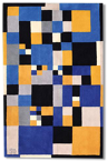 Tapis moderne d'après Sonia Delaunay