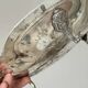 Antique silver plate on cabriole legs