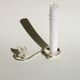 Silver-plated candle holder