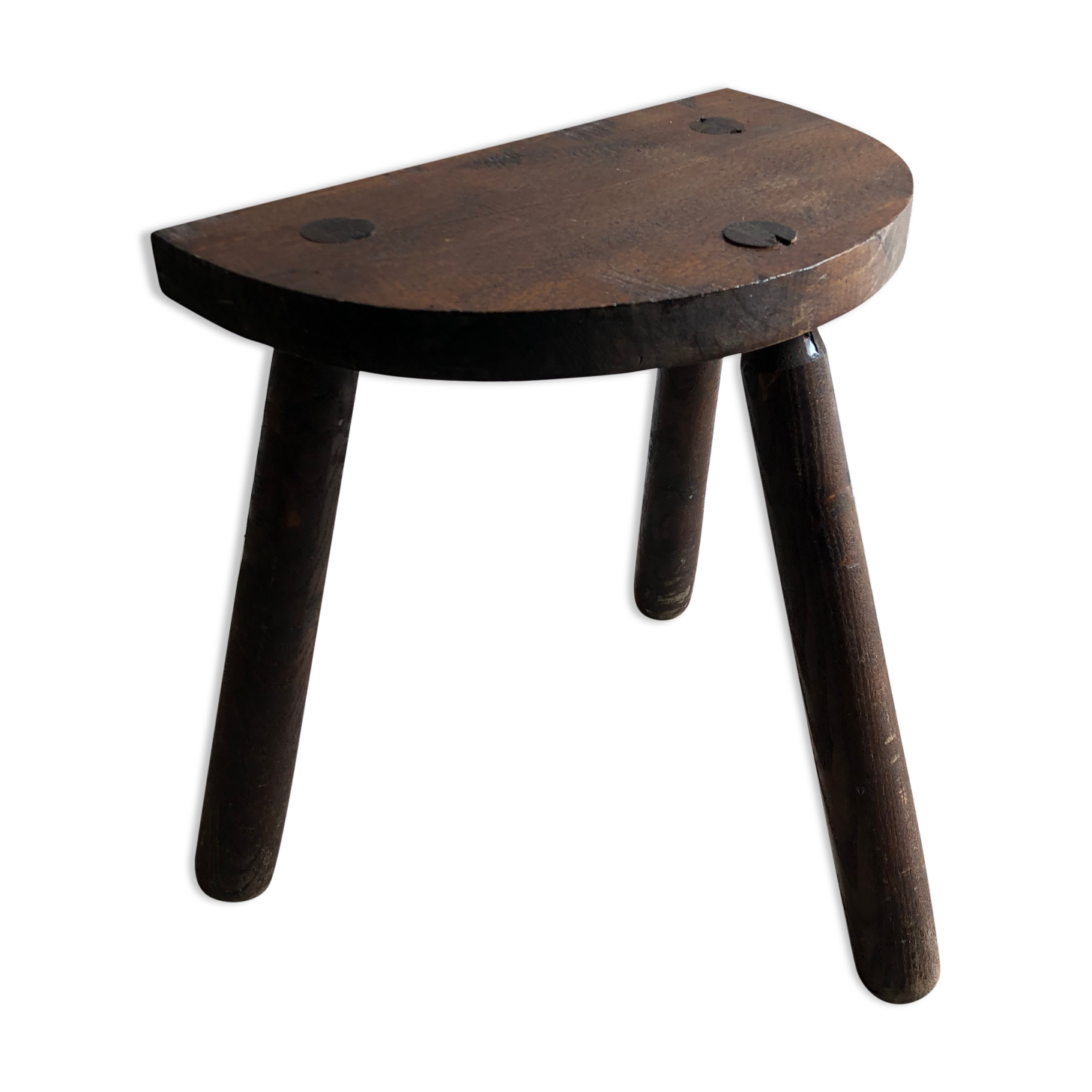 Tabouret tripode bois