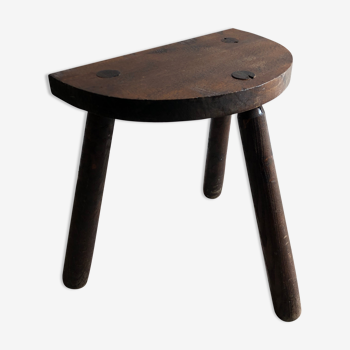 Wooden tripod stool