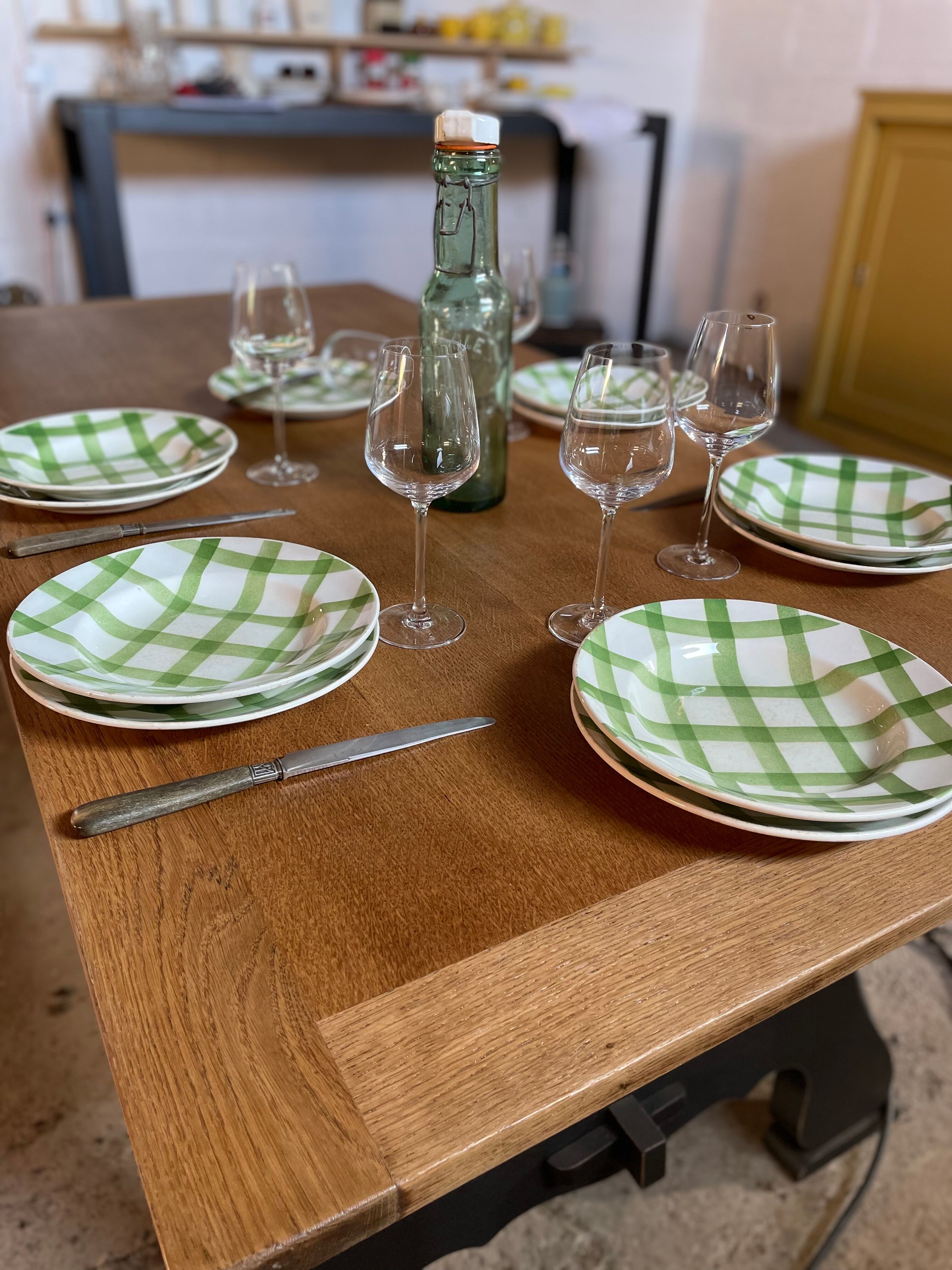 Lot de 5 assiettes creuses moulin des loups