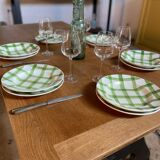 Set of 5 hollow plates moulin des loups