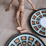 Set 6 assiettes Bernadette Boch 1966