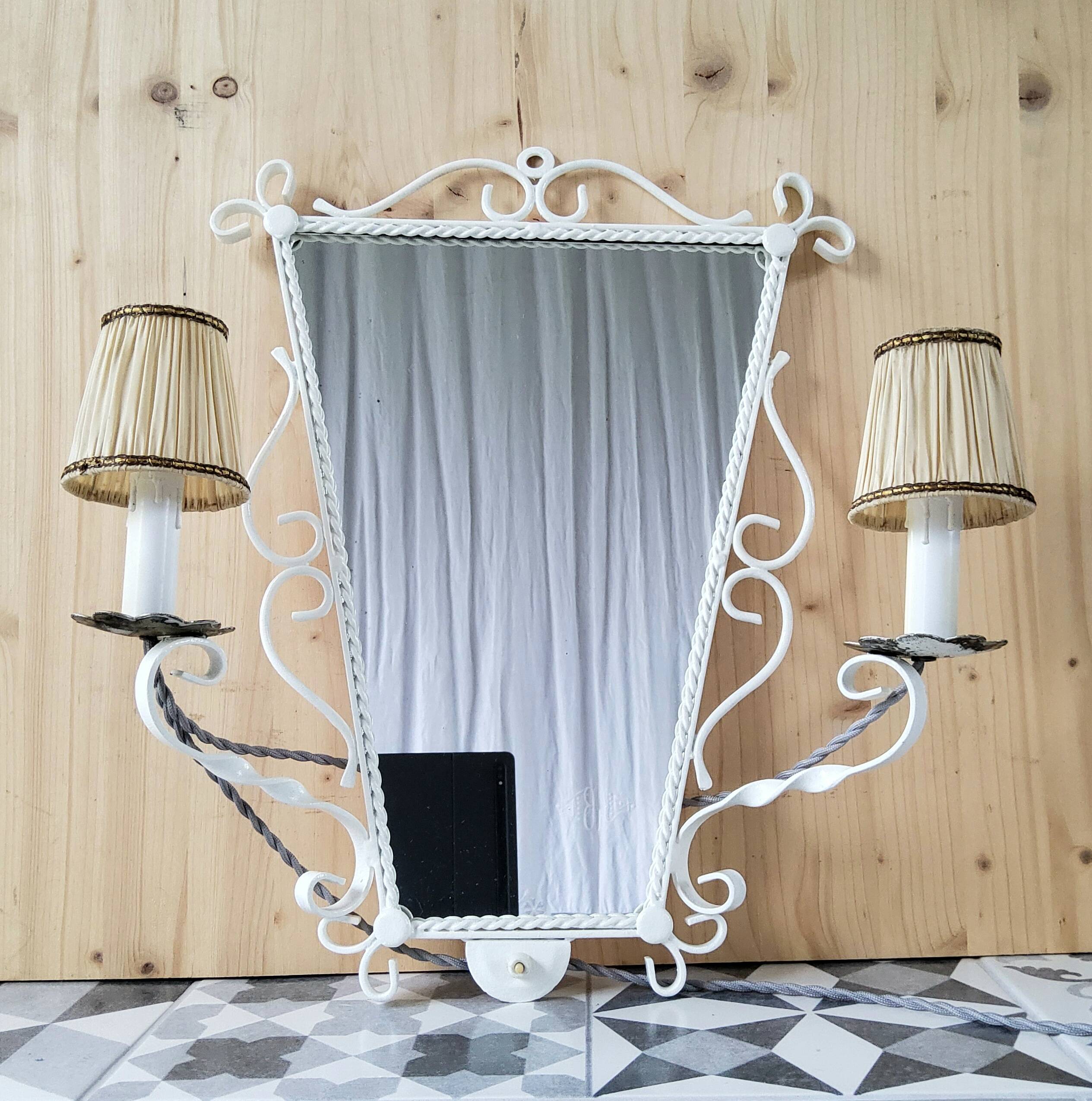 Wall-mounted mirror