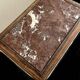 Sellette art déco bois et marbre