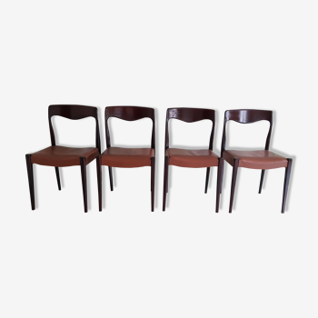 Suite of 4 chairs Moller