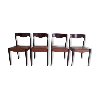 Suite of 4 chairs Moller