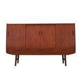 Teak highboard, Danish design, 1960s, Denmark