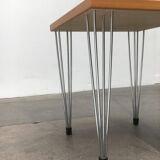 Vintage side table with hairpin legs from Denmark by Pin Age.