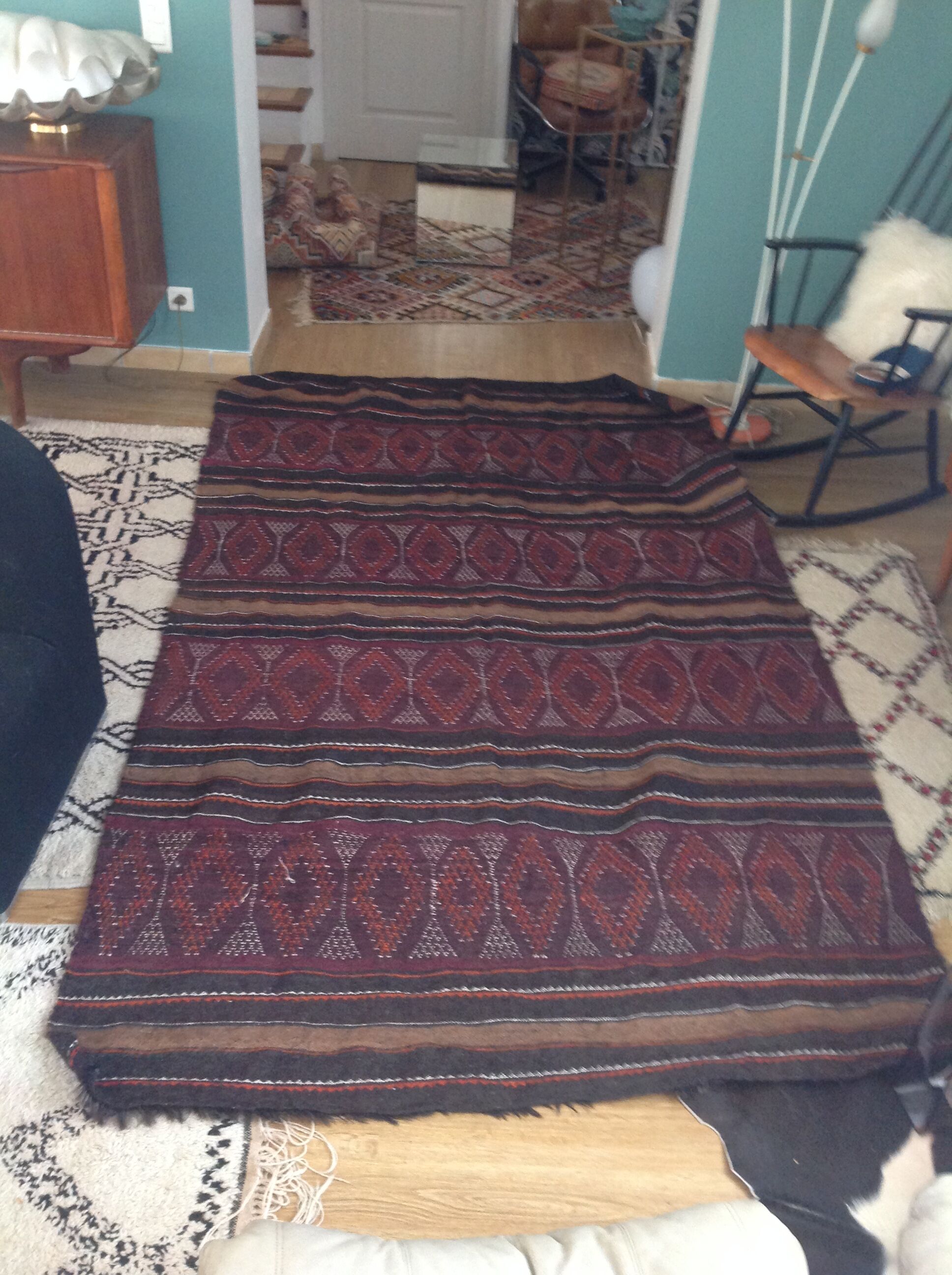 Tapis Berbere En Poils De Chevre 270x165cm Selency