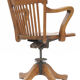 Fauteuil de bureau américain en chêne