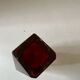 Murano Sommerso faceted glass vase by Flavio Poli Italy 1970