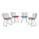 Suite de 4 Chaises "Wire" — Harry Bertoia pour Knoll (Rilsan Noir)