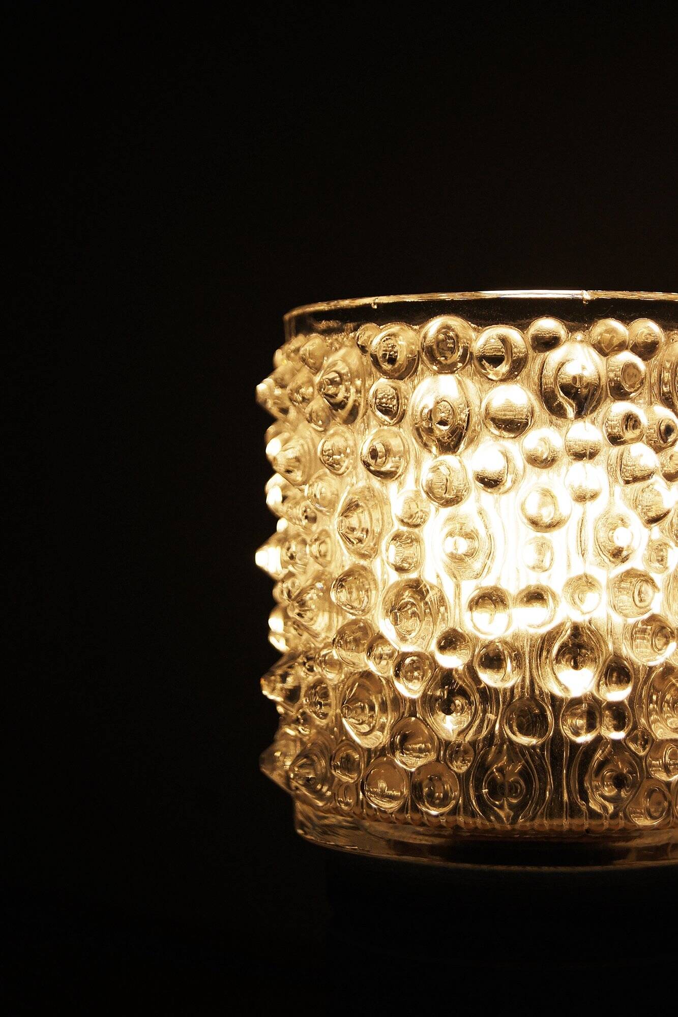 Mid-century blue table lamp, 1960s