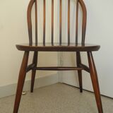 pair of Ercol Windsor BSHG 1960 2056 vintage decor dining chairs 60s