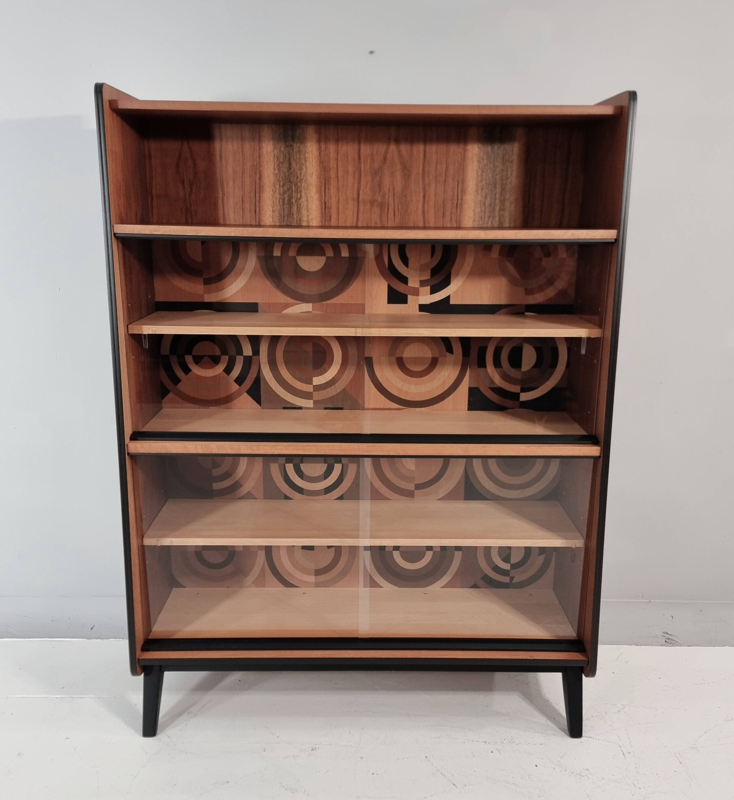 Vintage Brown Vitrine from Tatra, 1970s