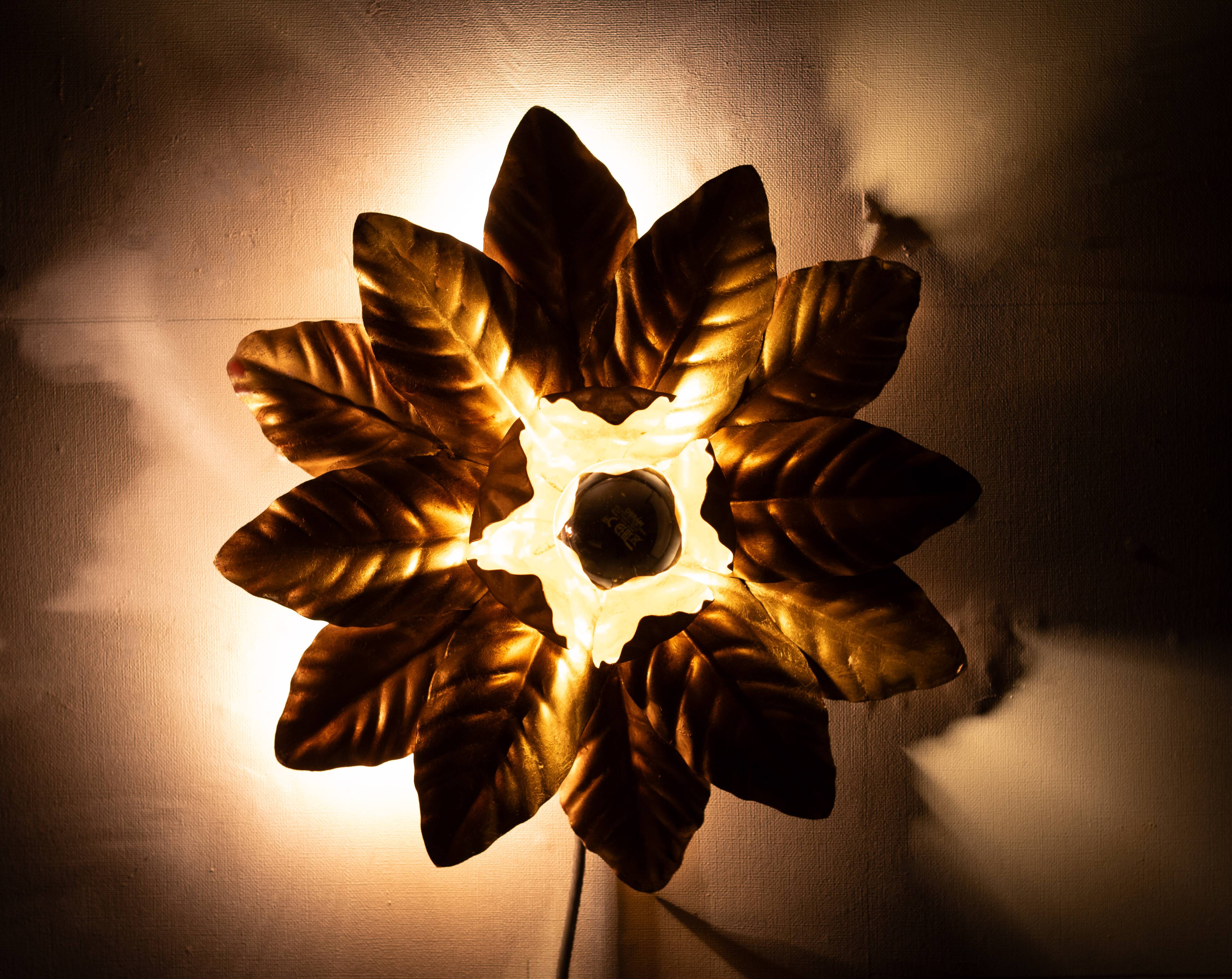 pair Hans Kögl Wall or Ceiling lamps 1970s