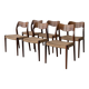 JL Møller dining chairs model 71, rosewood