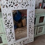 Miroir  sculpture bois