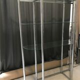Chrome bookcase of the 70