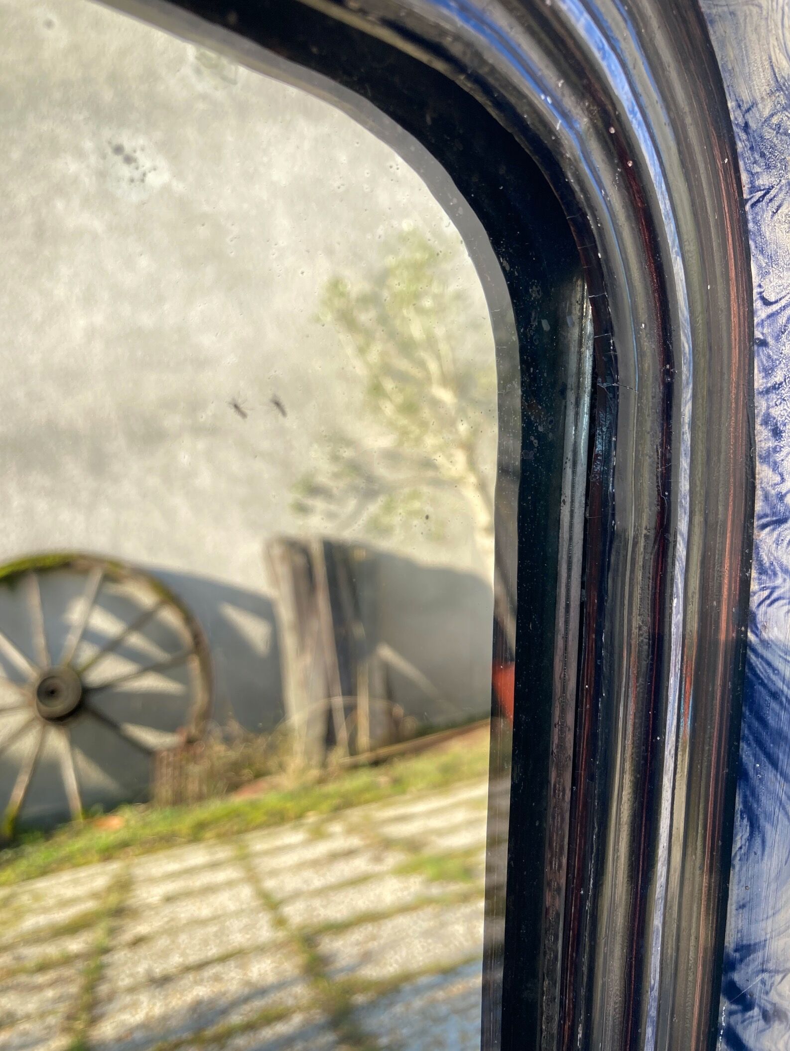 Antique Louis Philippe mirror 69x54cm