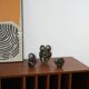 Abstract stone sculpture, Danish design, 1980s, made in Denmark