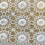 Hand crocheted bed top