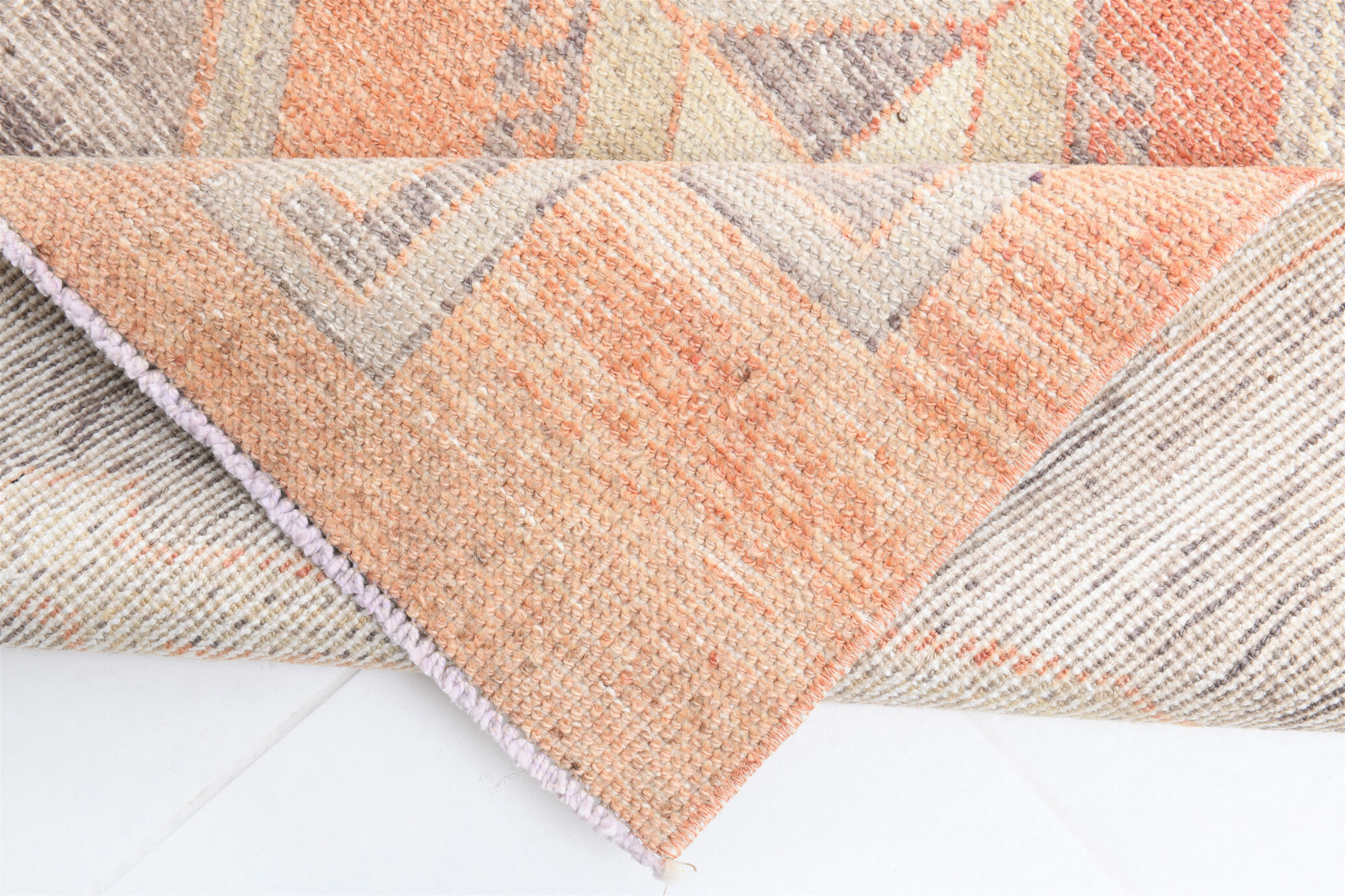 3X11 Oushak Runner Rug, Handmade Runner Rug, 3x11 Runner Rug, 349x86Cm