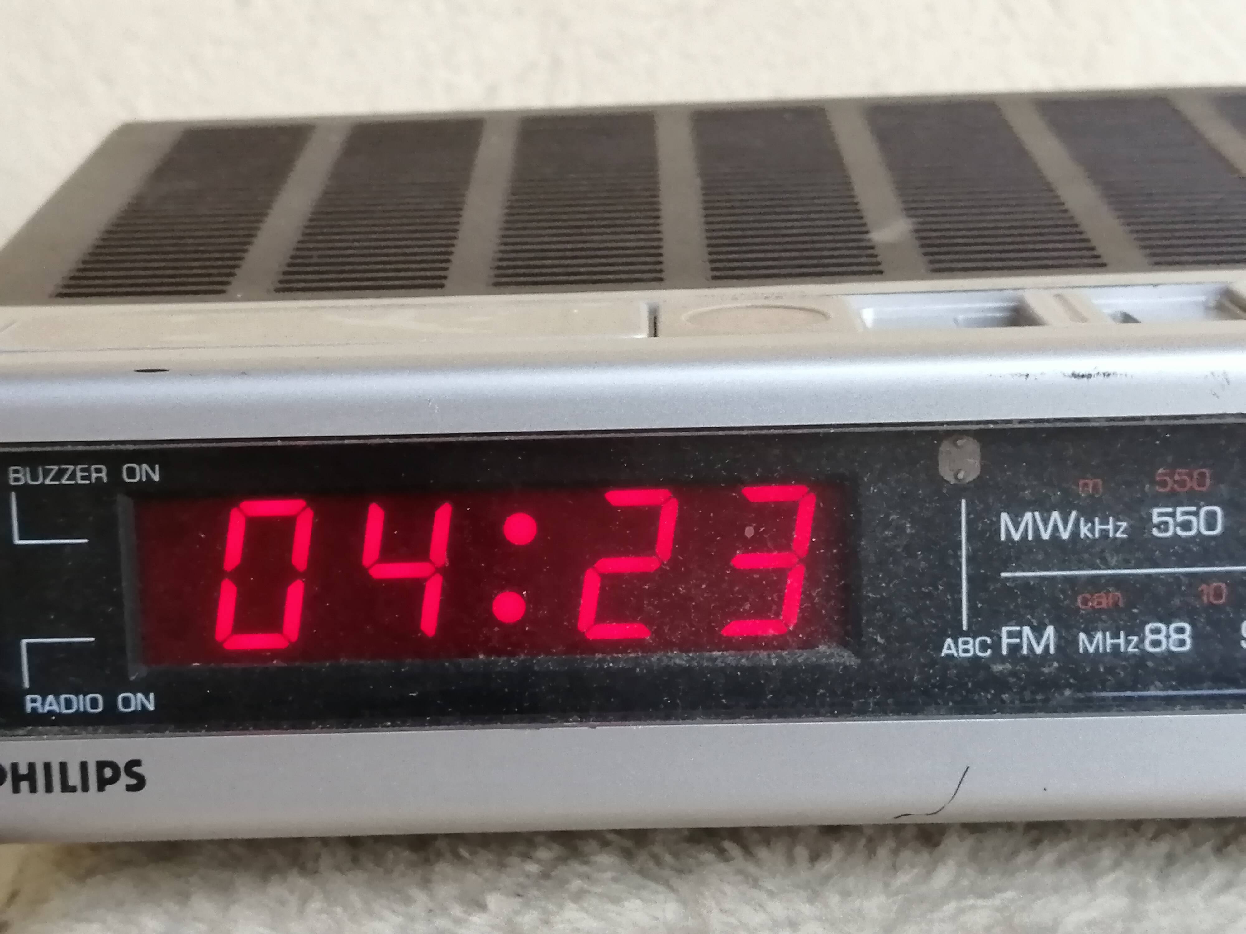 Philips Alarm Clock 1976