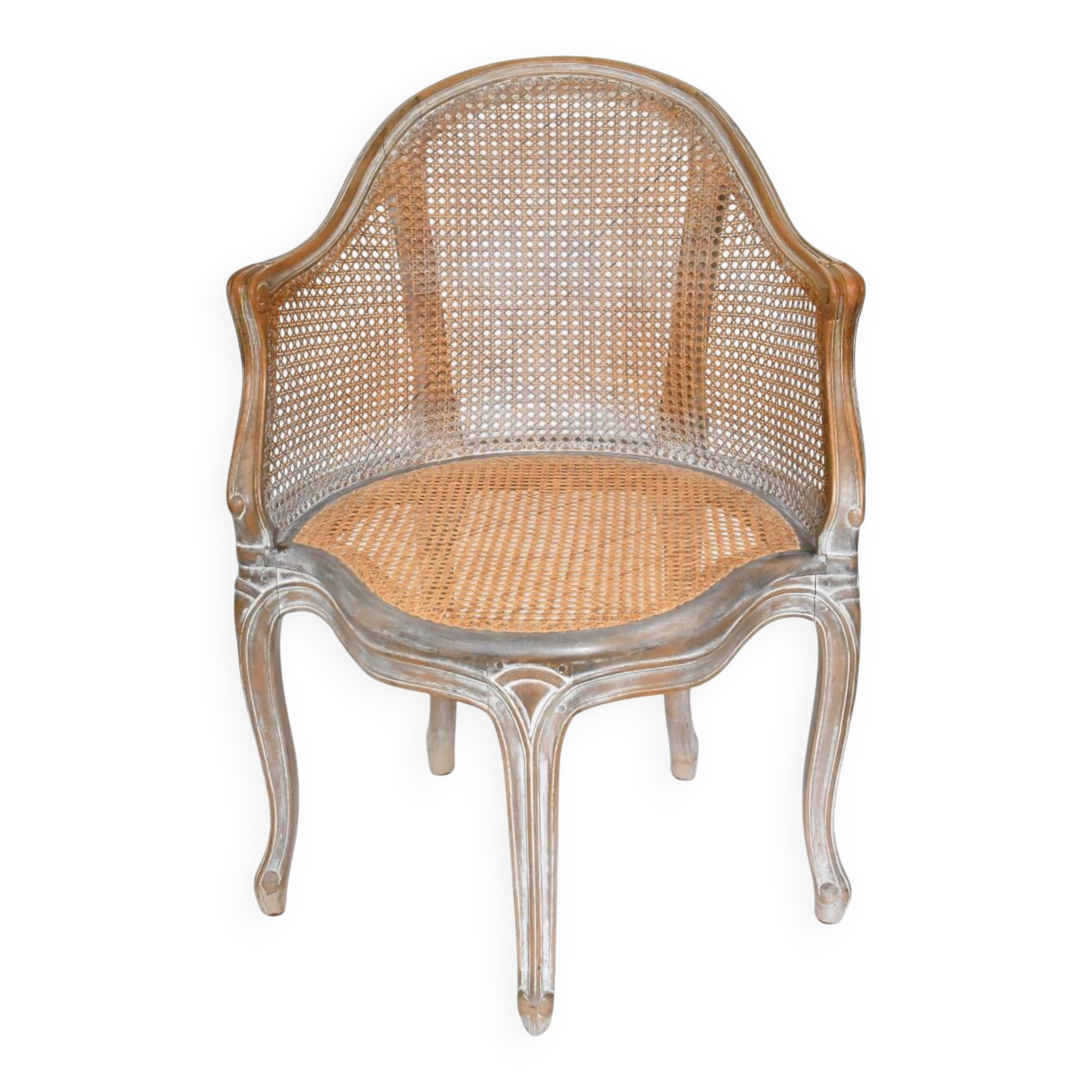 Office chair known as "couillard" in Louis XV style