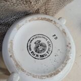 Vintage earthenware sugar bowl