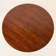 Carlo de Carli round rosewood table, 1960s