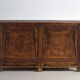 Pine buffet with two doors and scalloped panels – China, circa 1950