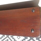 Shallow buffet in solid oak in Tuscan style.