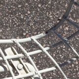 White Wire chair by Harry Bertoia for Knoll