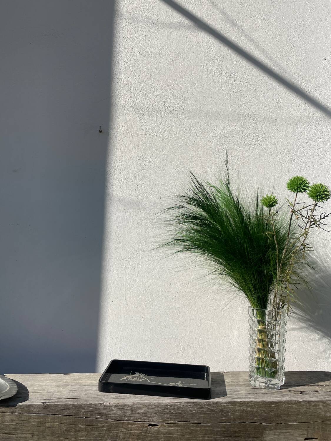 Chinese black rectangular tray