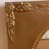 Old gold mirror
