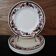 5 Flat plates Terre de Fer model "Damascus" Moulin des Loups and Hamage