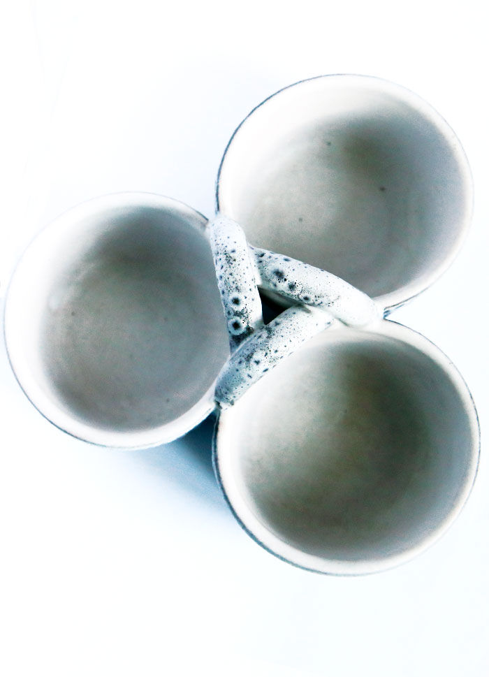 Coupelle servant 3 compartments of Jean Austruy, Vallauris