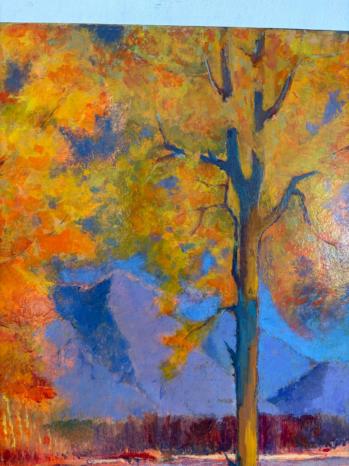 "Bariloche" Argentine, oil on canvas signed JJ Chambry, 2002