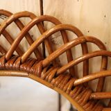Bonacina Rattan Mirror