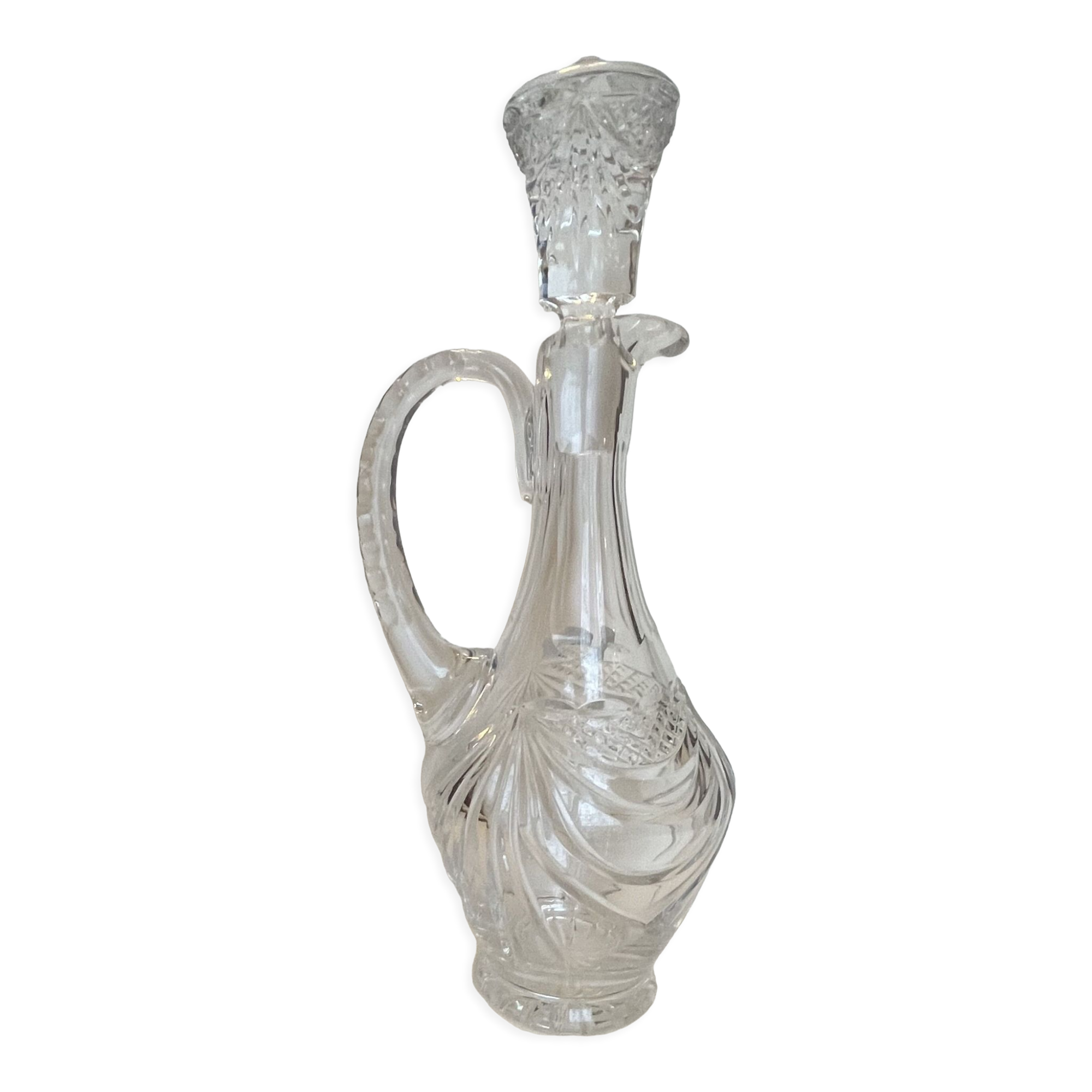 Carafe en cristal taillé