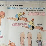 Poster school  excretion & hygiene first aid