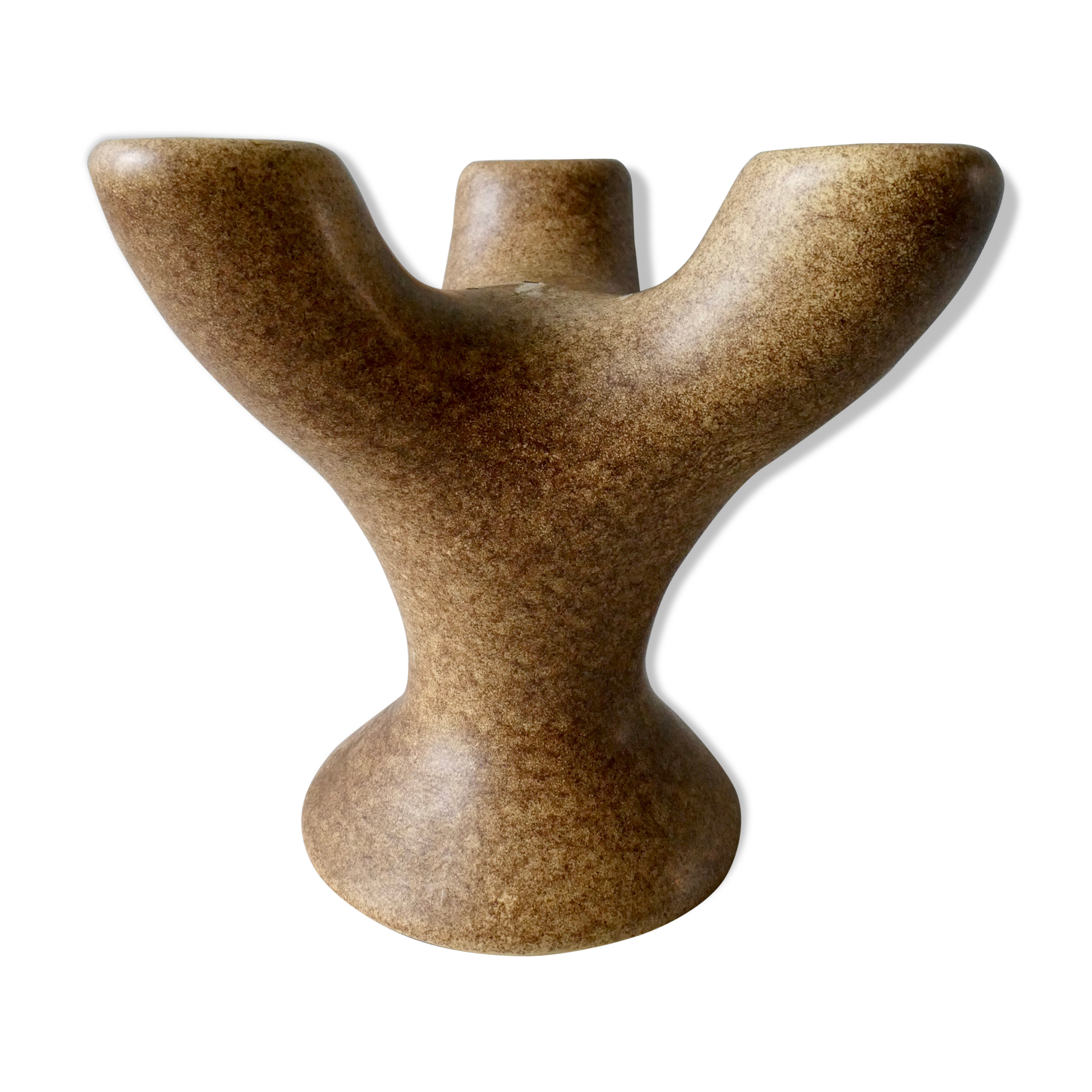 Ceramic chandelier organic form, Max Idlas, 60s