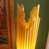 70's georgia jacob lamp, gold leaves