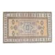 1970s Vintage Turkish Handmade Wool & Cotton Orange Area Rug 134x213