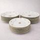 Set of 8 deep plates, 8 flat plates and 8 dessert plates + 1 dish Bavaria US Zone